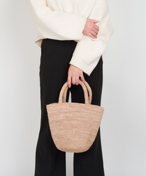 「Sans Arcidet」 かごバッグ FREE グレイッシュベージュ レディース_画像8