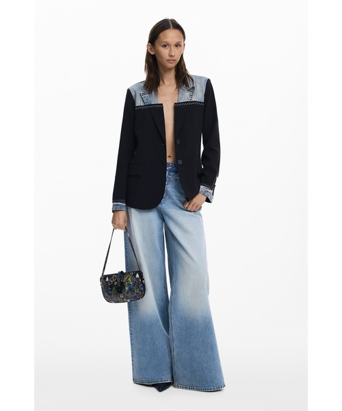 Desigual（デシグアル） ジャケット テーラードジャケット デニム襟