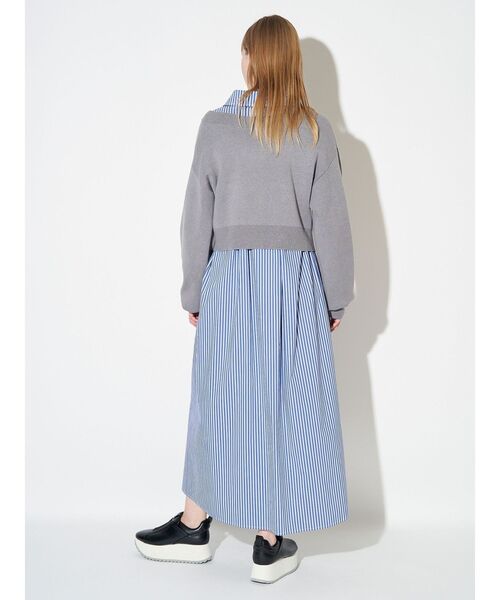 ELENDEEK（エレンディーク） ワンピース Vネックニットセット