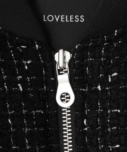 LOVELESS（ラブレス） ma1 ma-1 モノトーンツイードコンビMA-1 メンズ