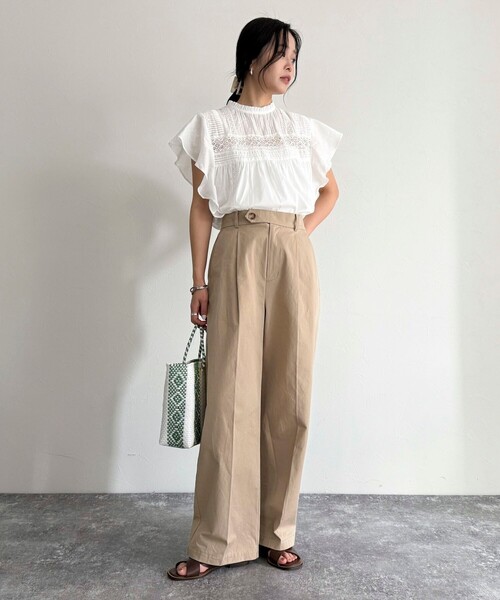 「fredy emue」 半袖ブラウス 38 ブラック レディース_画像8