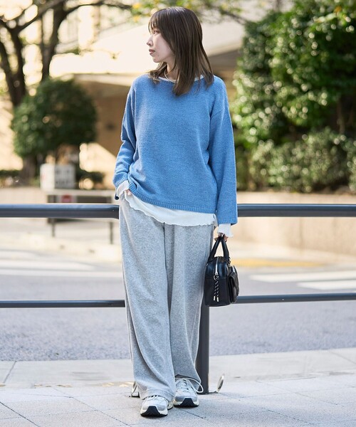 coen（コーエン） ニット セーター テープヤーンボートネックニット