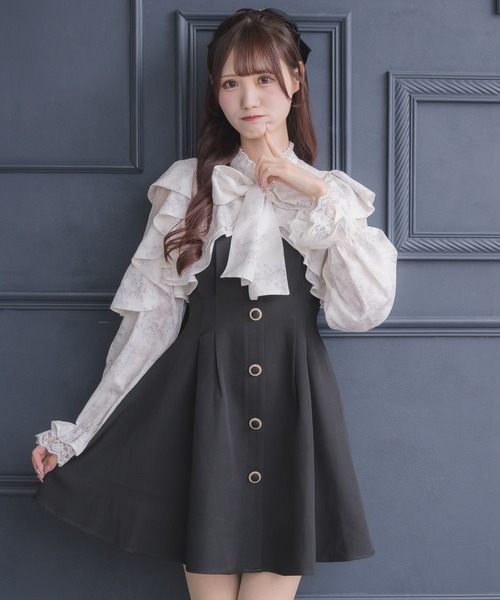クチュールバイロジータ ワンピース ラッフルミニワンピース