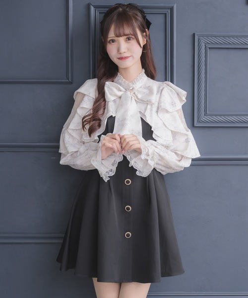 クチュールバイロジータ ワンピース ラッフルミニワンピース