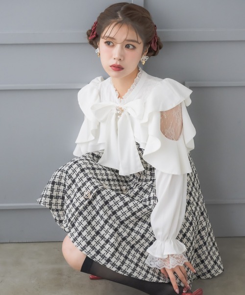 クチュールバイロジータ ワンピース ラッフルミニワンピース