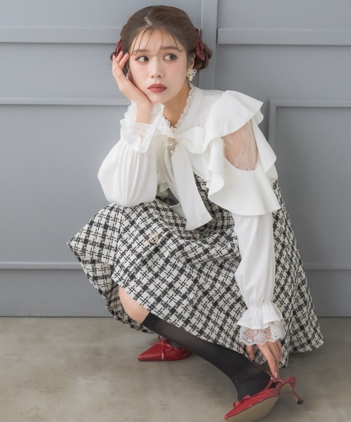 クチュールバイロジータ ワンピース ラッフルミニワンピース