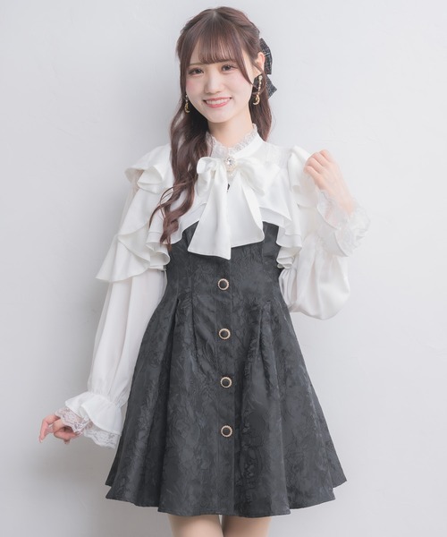 クチュールバイロジータ ワンピース ラッフルミニワンピース