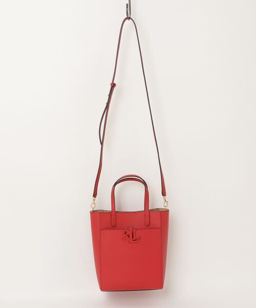 未使用級　Lauren Ralph Lauren トートバッグ　ボーダー　赤 LAUREN RALPH LAUREN（ローレン ラルフローレン） トートバッグ