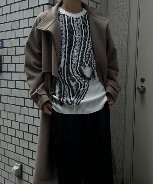 セーター ニット フリンジニットプルオーバー メンズ | CREARE -LINO- | 18