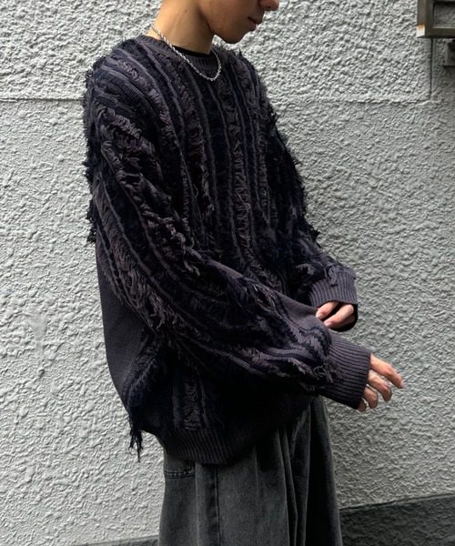 セーター ニット フリンジニットプルオーバー メンズ | CREARE -LINO- | 11