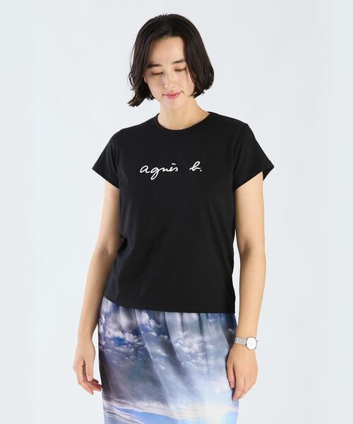agnes b.（アニエスベー） 半袖Tシャツ 1 ブラック レディース