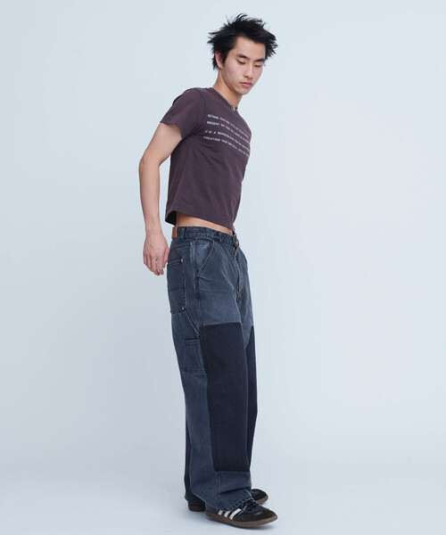 INSCRIRE デニム Straight Patch Different Denim – INSCRIRE