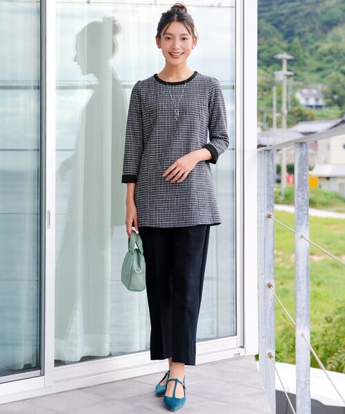 Tiaclasse ブラウス シャツ ツイードチュニック レディース : ZOZOTOWN