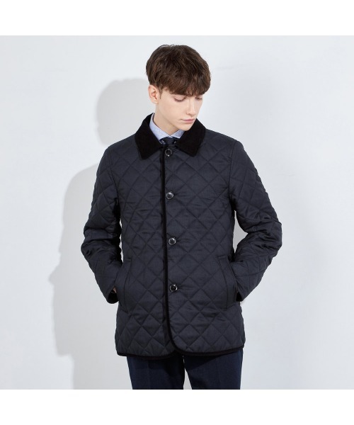 トレンチコート メンズ キルティング内側 ホームアイホーム ミドル丈 トレンチコートメンズ Pコート ベルト