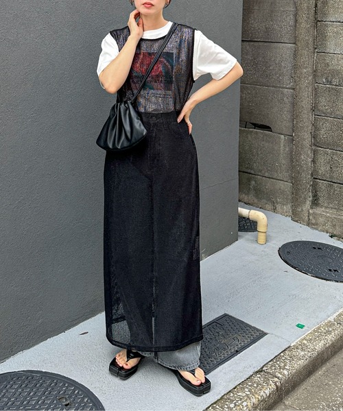 feepur（フェピュール） ノースリーブワンピース MEDIUM ブラック