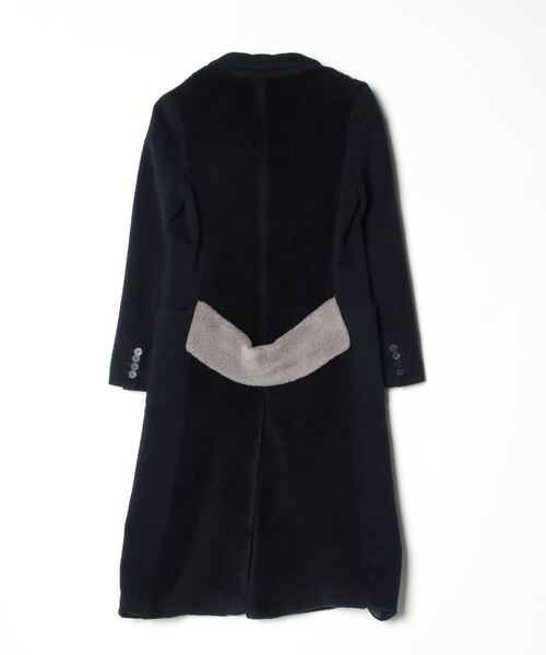 「made in HEAVEN」 チェスターコート ONE SIZE ネイビー レディース_画像2
