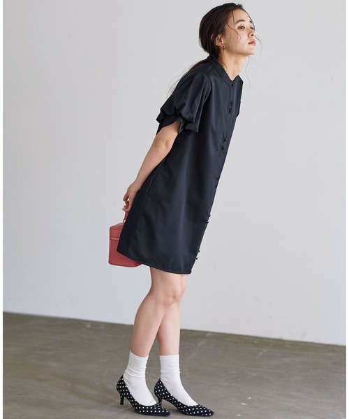 「KOBE LETTUCE」 半袖ワンピース FREE ネイビー レディース_画像7