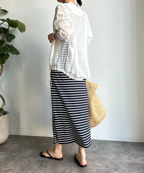 「DouDou」 「ANDSEARCH」ニットワンピース FREE ネイビー レディース_画像7