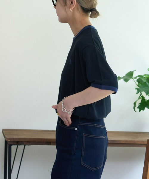 「GEVACO」 半袖Tシャツ LARGE ブラック メンズ_画像2