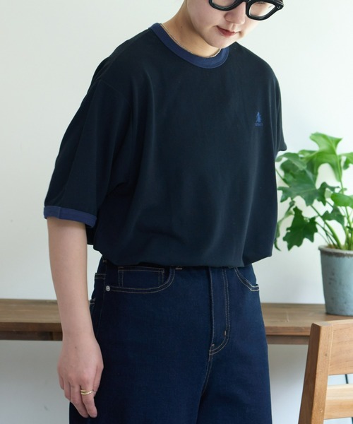 「GEVACO」 半袖Tシャツ LARGE ブラック メンズ_画像4