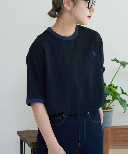 「GEVACO」 半袖Tシャツ LARGE ブラック メンズ_画像5