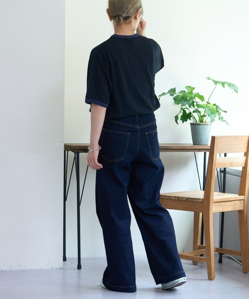 「GEVACO」 半袖Tシャツ LARGE ブラック メンズ_画像8