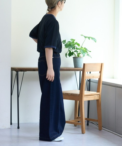 「GEVACO」 半袖Tシャツ LARGE ブラック メンズ_画像9