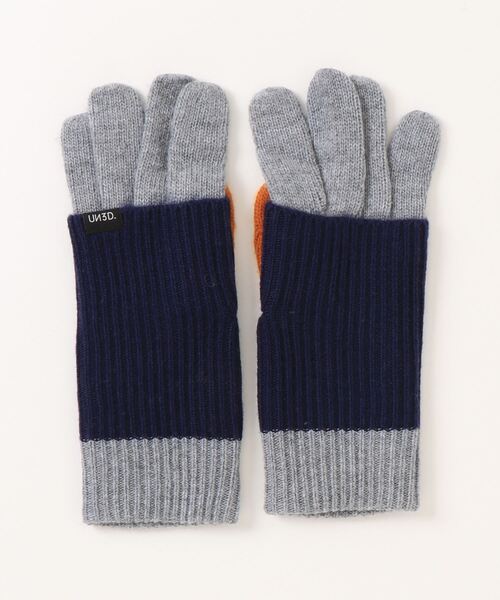 UN3D. 新作手袋 UN3D.（アンスリード） 手袋 FREE グレー レディース : ZOZOTOWN Yahoo