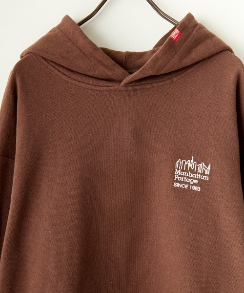「Manhattan Portage」 プルオーバーパーカー M ブラウン レディース_画像8