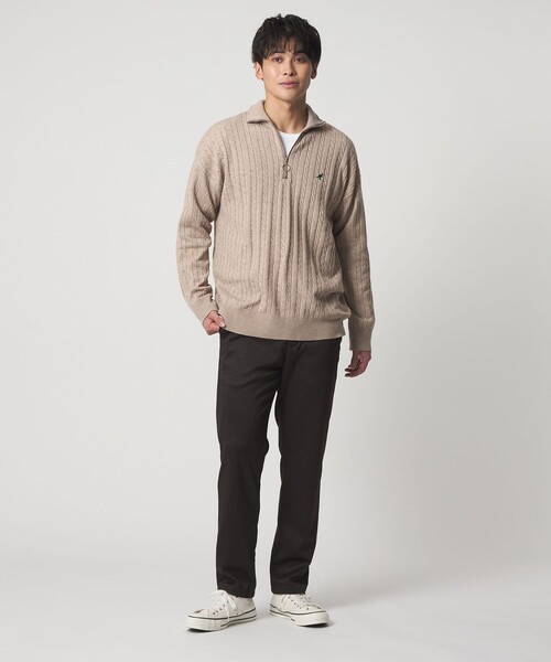 【9月30日まで/おまけ付】サウスケープ　ゴルフ　バイカラーシャツ●長袖ニット A DAY IN THE LIFE セーター ニット 「別注」 「KANGOL」ハイゲージ