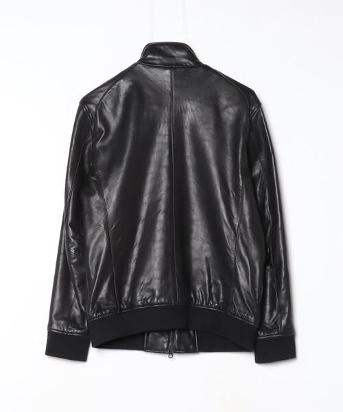 NANO universe（ナノ・ユニバース） レザーブルゾン M ブラック メンズ