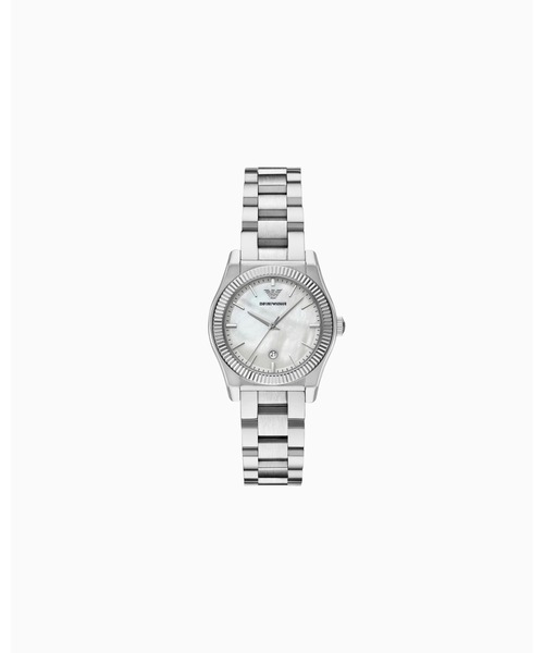 i*8様 新品エンポリオアルマーニ腕時計 レディース 三針 ステンレススチールウ EMPORIO ARMANI 腕時計 レディース 「エンポリオ アルマーニ」 3針