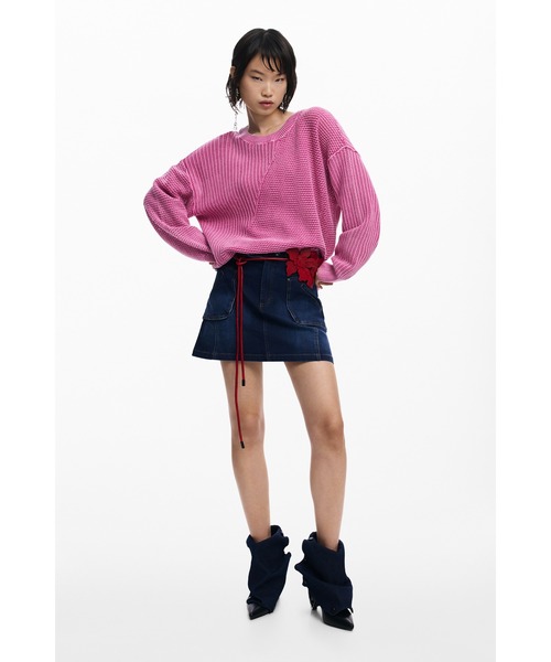 Desigual（デシグアル） ニット セーター 軽量コットンニット長袖