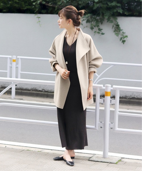 plage（プラージュ） ノーカラージャケット 36 グレー レディース