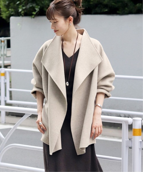 plage（プラージュ） ノーカラージャケット 36 グレー レディース