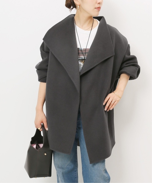 plage（プラージュ） ノーカラージャケット 36 グレー レディース