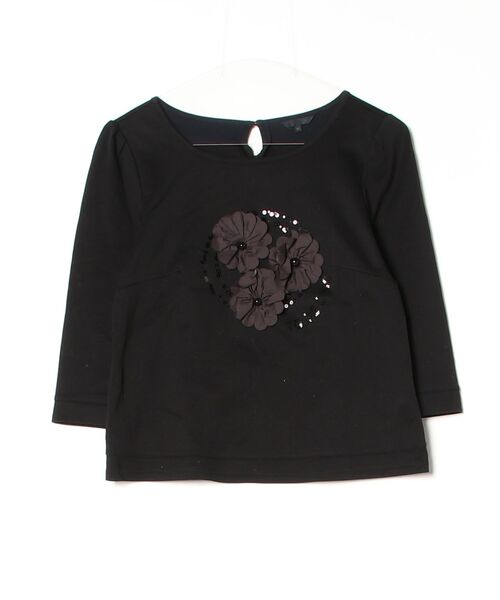 TO BE CHIC（トゥー ビー シック） 7分袖カットソー 40 ブラック