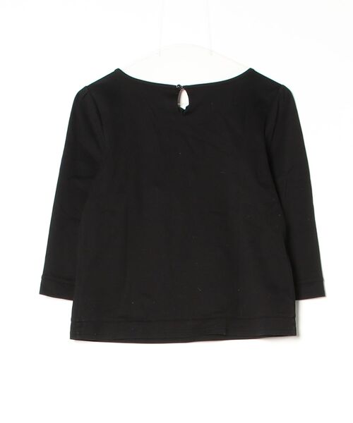 TO BE CHIC（トゥー ビー シック） 7分袖カットソー 40 ブラック