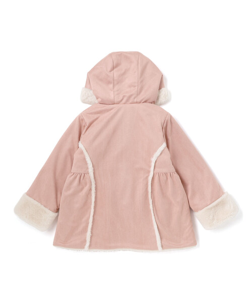 SLAP SLIP（スラップスリップ） ムートンコート ボアコート リボン+