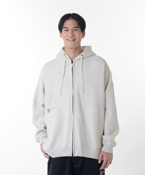 New Balance ホワイト フーディ サイズ1 New Balance（ニューバランス） パーカー 1000 スウェットフルジップ