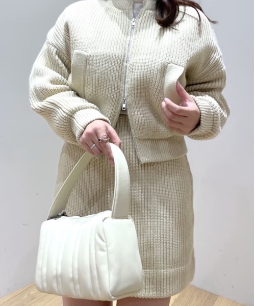 STYLEMIXER（スタイルミキサー） ブルゾン アウター ニットパッファー