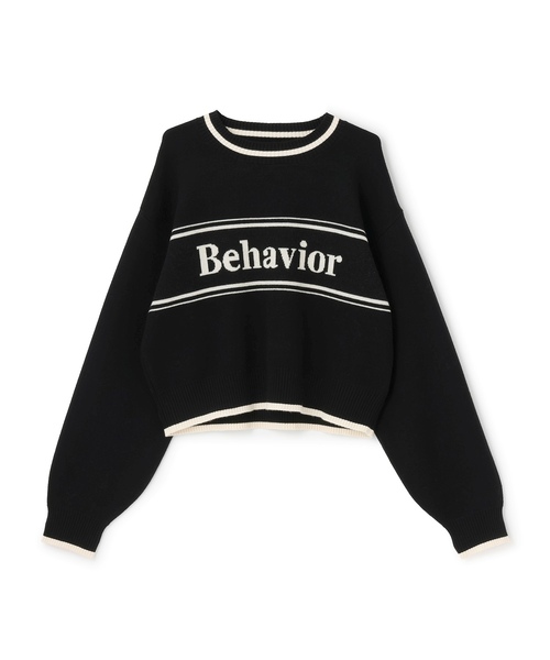 LOVETOXIC ニット セーター ロゴジャガードモチモチニット キッズ 子供