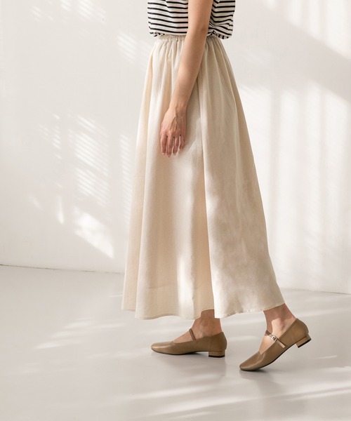 「menue」 フラットパンプス 23.0cm ブラック系その他 レディース_画像9