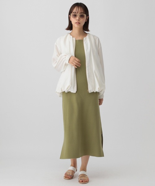 「saloon」 ブルゾン FREE ホワイト レディース_画像4