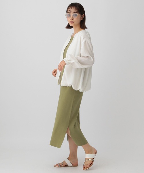 「saloon」 ブルゾン FREE ホワイト レディース_画像5