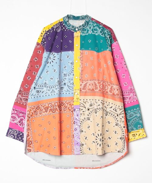 ONE DAY KMC シャツ Children of the discordance / BANDANA PATCHWORK 