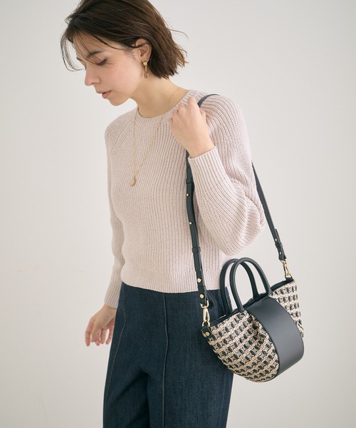「ANAYI」 長袖ニット 38 アイボリー レディース_画像4