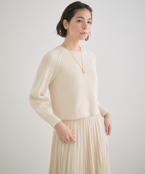 「ANAYI」 長袖ニット 38 アイボリー レディース_画像5