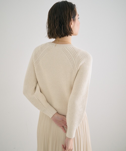 「ANAYI」 長袖ニット 38 アイボリー レディース_画像7