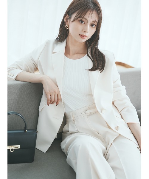 SNIDEL（スナイデル） テーラードジャケット 0 アイボリー レディース